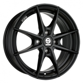 Altele - Jante otel- Stoc Extern Livrare in 4-5 zile 4X108 17X7 ET47 SPARCO TROFEO 4 Matt Black 63,4