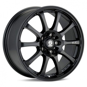 Altele - Jante otel- Stoc Extern Livrare in 4-5 zile 4X100 17X7 ET37 SPARCO DRIFT Matt Black 63,3